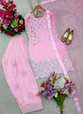 Presenting New Pure Natural Crep Satin Top&Farshi&Dupatta Set Fully Stitched Ready To Wear 🔥😍🥰*