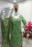 Presenting New Cinon- Top-Sarara and Dupatta Set Fully Stitched Ready To Wear