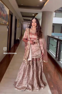 Presenting New Zimmy-Chu Silk Top-Sarara and Dupatta Set Fully Stitched Ready To Wear 🔥😍🥰*