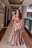 Presenting New Zimmy-Chu Silk Top-Sarara and Dupatta Set Fully Stitched Ready To Wear 🔥😍🥰*