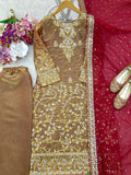 Presenting New Zimmy-Chu Silk Top-Pent and Dupatta Set Fully Stitched Ready To Wear