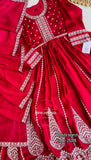 Presenting New  Pure Fox Georgette Gwon Pent and Dupatta Set Fully Stitched Ready To Wear