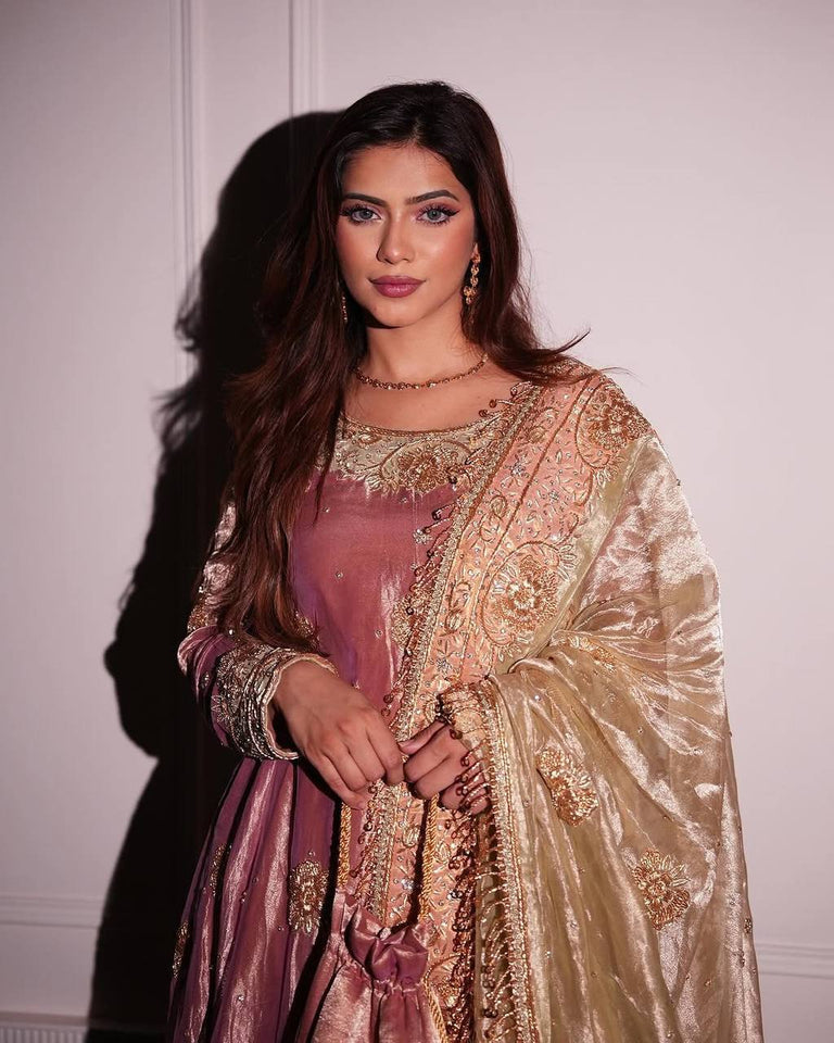 Presenting New  Pure Zimmy Cho Gwon Pent and Dupatta Set Fully Stitched Ready To Wear