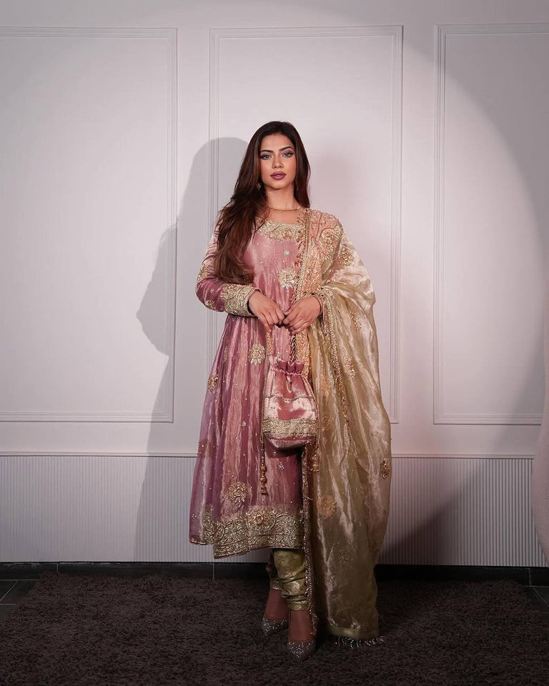 Presenting New  Pure Zimmy Cho Gwon Pent and Dupatta Set Fully Stitched Ready To Wear