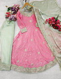 Presenting New  Pure Zimmy Cho Gwon Pent and Dupatta Set Fully Stitched Ready To Wear