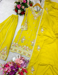 Presenting New Real Modling Pure Cinon Top-Sarara and Dupatta Set Fully Stitched Ready To Wear Presenting New Real Modling Pure Cinon Top-Sarara and Dupatta Set Fully Stitched Ready To Wear