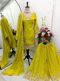 Presenting New Real Modling Pure Cinon Top-Sarara and Dupatta Set Fully Stitched Ready To Wear Presenting New Real Modling Pure Cinon Top-Sarara and Dupatta Set Fully Stitched Ready To Wear