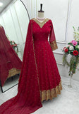 Presenting New  Fox Gown -Pent  Dupatta Set Fully Stitched Ready To Wear