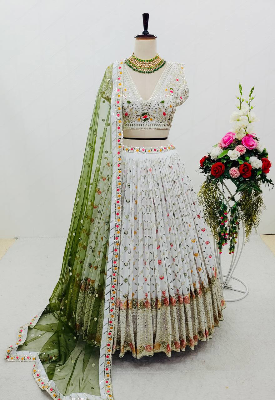 Launching New Real Modling Lehenga Choli With Dupatt Set