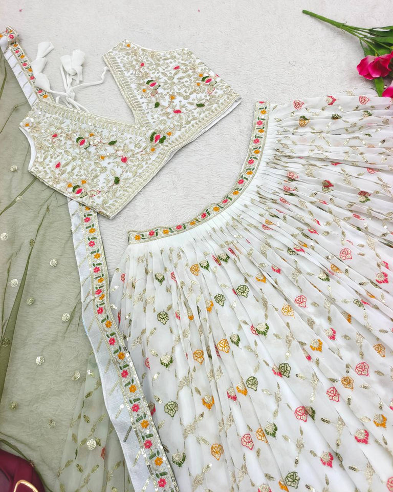Launching New Real Modling Lehenga Choli With Dupatt Set