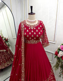 Presenting New Wedding Gown -Pent  Dupatta Set Fully Stitched Ready To Wear
