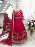 Presenting New Wedding Gown -Pent  Dupatta Set Fully Stitched Ready To Wear