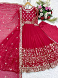 Presenting New Wedding Gown -Pent  Dupatta Set Fully Stitched Ready To Wear