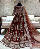 Presenting New Collection Heavy Chinon Silk Gown -Pent  Dupatta Set Fully Stitched Ready To Wear