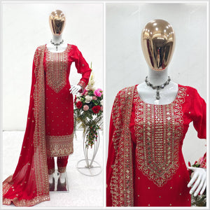 Launching New Disine Top-Pent With Dupatt Set