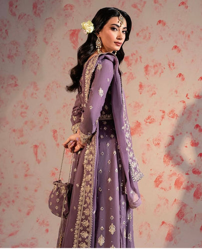 Presenting New Collection Heavy Chinon Silk Gown -Pent  Dupatta Set Fully Stitched Ready To Wear