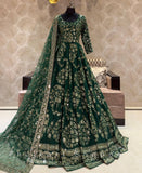 Presenting New Collection Heavy Chinon Silk Gown -Pent  Dupatta Set Fully Stitched Ready To Wear
