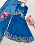 Presenting New Collection  Ruffles Gown - Dupatta Set Fully Stitched Ready To Wear