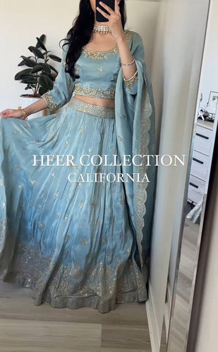 Launching New Disin Anarkali Lehenga Choli With Dupatt Set*👗👈