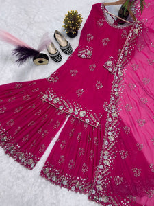Top And Sharara With Dupatta