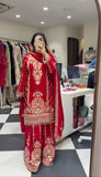 Top And Plazzo With Dupatta