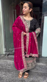 Presenting New Cinon Top-Pent and Dupatta Set Fully Stitched Ready To Wear