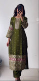Presenting New Cinon Top-Pent and Dupatta Set Fully Stitched Ready To Wear