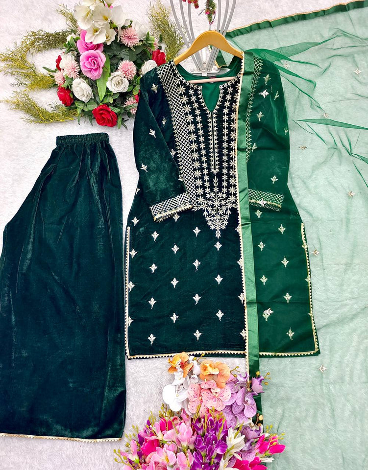 PRESENTING NEW STITCHED COLLECTION TOP WITH BOTTOM WITH DUPATTA SET*