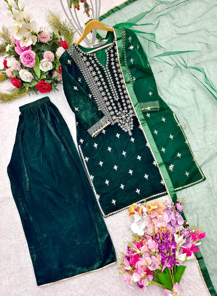 PRESENTING NEW STITCHED COLLECTION TOP WITH BOTTOM WITH DUPATTA SET*