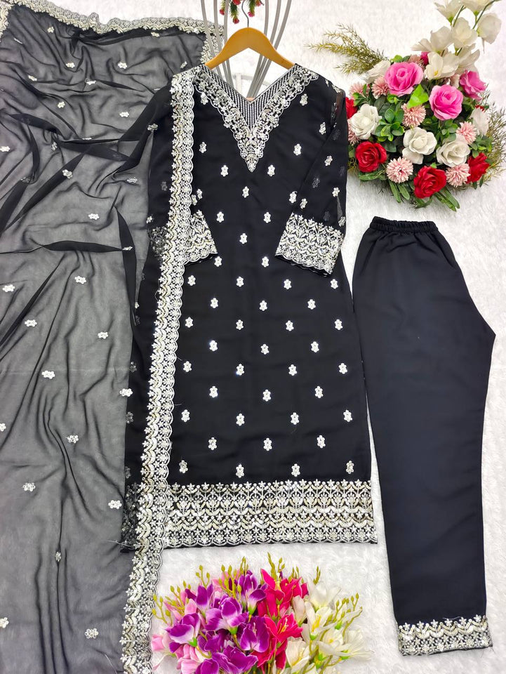 Launching New Disine Top-Plazzo With Dupatt Set*
