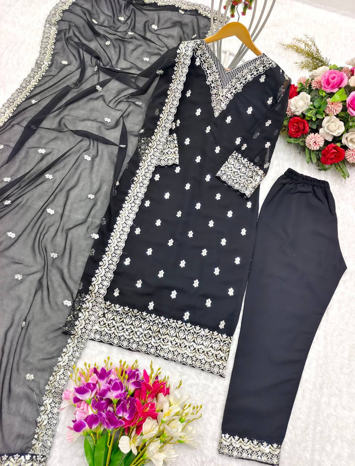 Launching New Disine Top-Plazzo With Dupatt Set*