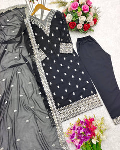 Launching New Disine Top-Plazzo With Dupatt Set*