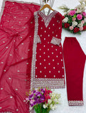 Launching New Disine Top-Plazzo With Dupatt Set*