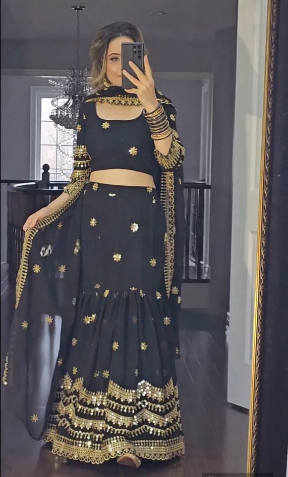 Launching New Disine Choli-Lehenga With Dupatt Set*