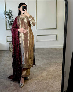 Launching New Disine Top-Plazzo With Dupatt Set