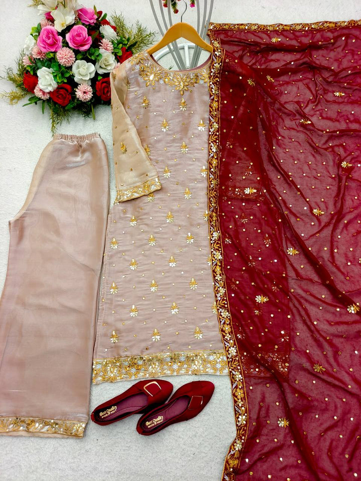 Launching New Disine Top-Plazzo With Dupatt Set