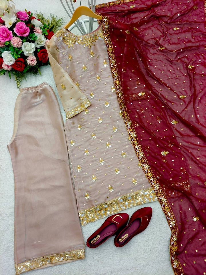 Launching New Disine Top-Plazzo With Dupatt Set