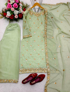 Launching New Disine Top-Plazzo With Dupatt Set*