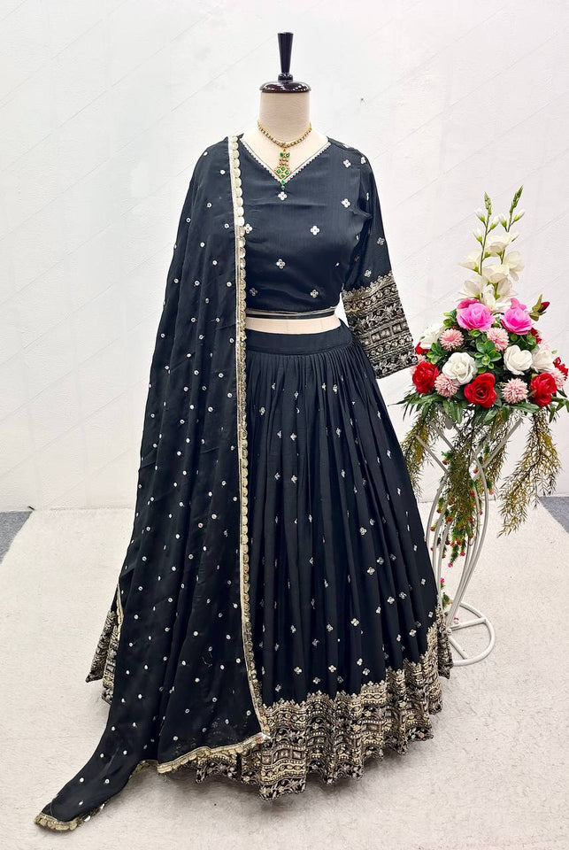 Launching New Real Modling Lehenga Choli With Dupatt Set*