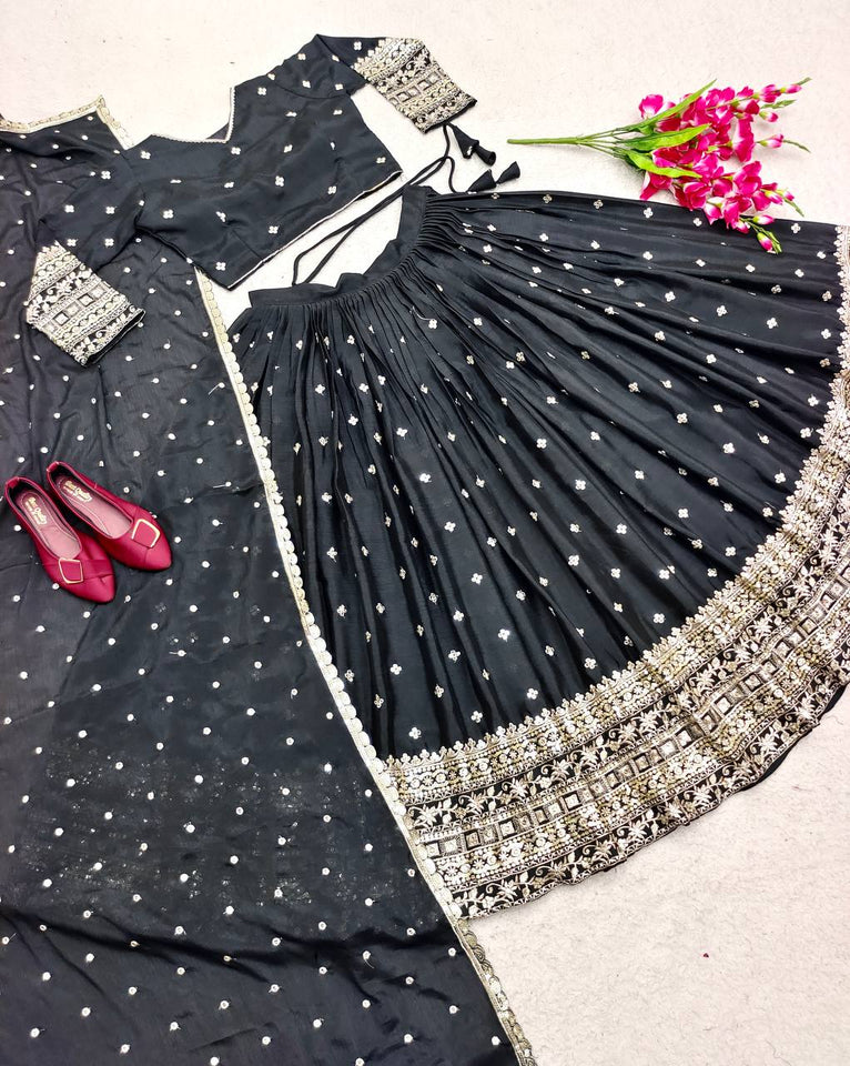 Launching New Real Modling Lehenga Choli With Dupatt Set*