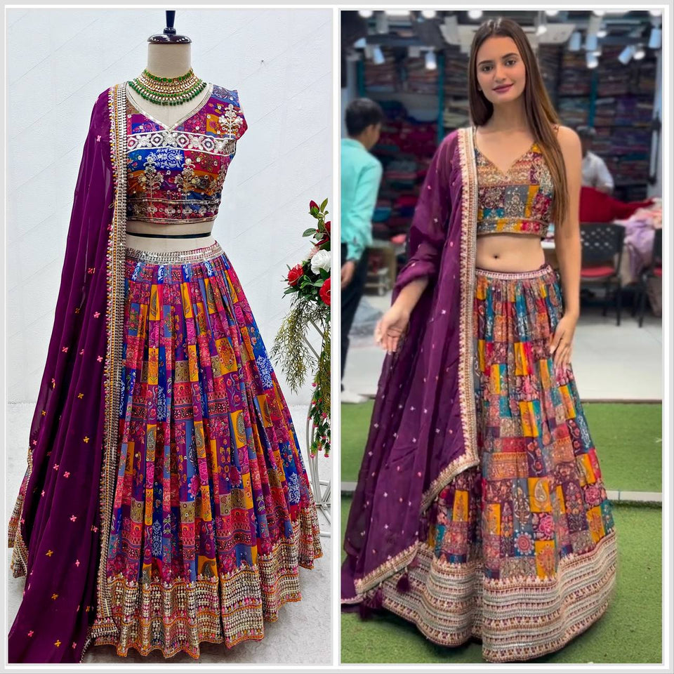 Launching New Real Modling Lehenga Choli With Dupatt Set*👗👈
