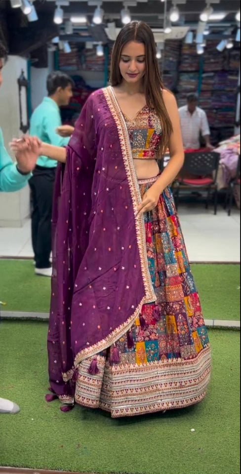 Launching New Real Modling Lehenga Choli With Dupatt Set*👗👈