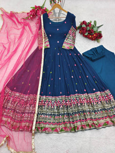 Launching New Đěsigner Gwon With Pent Dupatt Set*👗👈