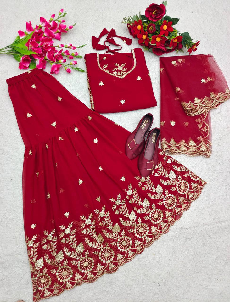Launching New Disine Top-Sarara With Dupatt Set