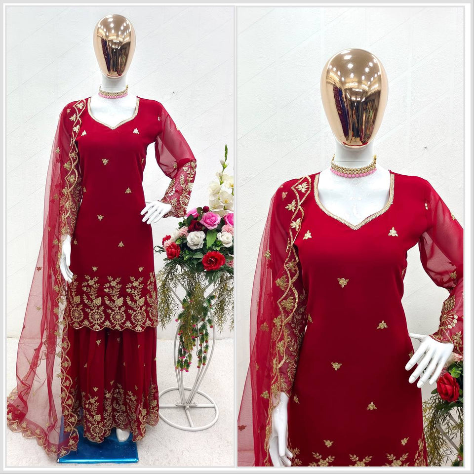 Launching New Disine Top-Sarara With Dupatt Set