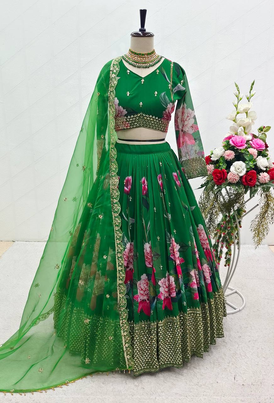 Launching New Real Modling Lehenga Choli With Dupatt Set*👗👈