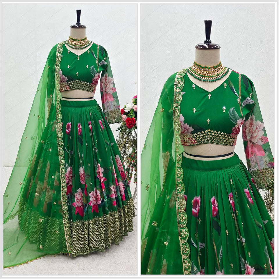 Launching New Real Modling Lehenga Choli With Dupatt Set*👗👈