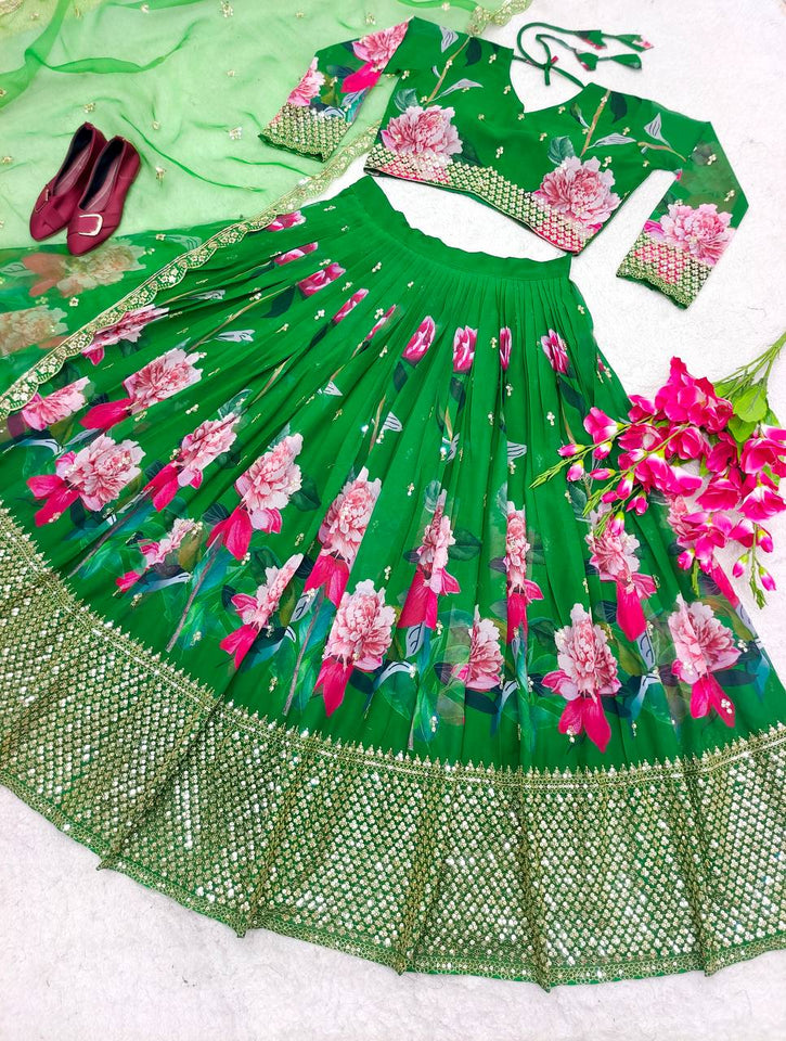Launching New Real Modling Lehenga Choli With Dupatt Set*👗👈