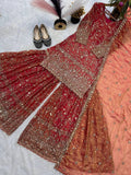 Launching New Designer Party Wear Look Top , Sharara Plazzo and Dupatta