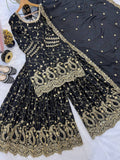 Top And Plazzo With dupatta